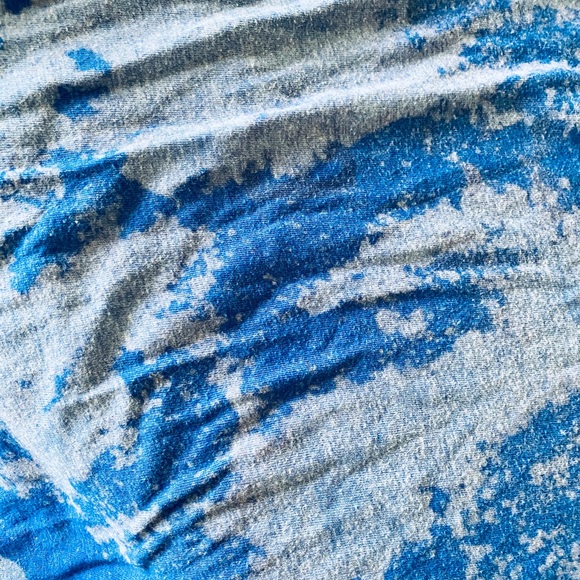Obey Custom Bleach Dyed Blue Graphic Tank - Picture 4 of 8